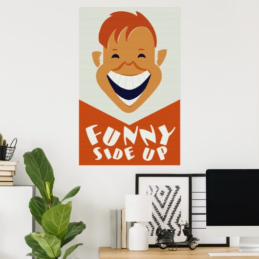 Poster Funny Side Up (Bureau à domicile)