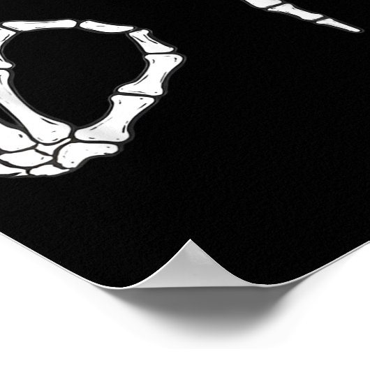 Poster Funny Six Sept 6 7 Mème 67 Squelette Hallowee (Coin)