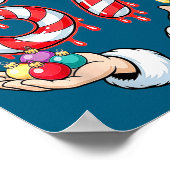 Poster Funny Six Seven 67 Christmas Candy Cane Festive Ho (Coin)