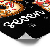 Poster Funny Six Seven 67 Gingerbread Christmas Boys Xmas (Coin)