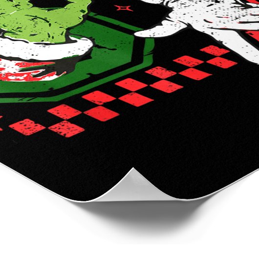 Poster Funny Six Seven 67 Meme 6 7 Christmas Elf Hand Boy (Coin)