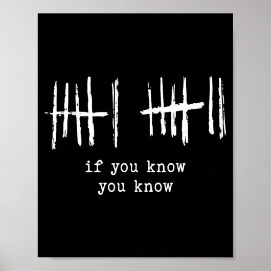 Poster Funny Six Seven 67 Meme Tally Marks 6 7 Numbers  (Devant)