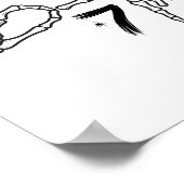 Poster Funny Six Seven 6 7 Meme 67 Skeleton Hand Hallowee (Coin)