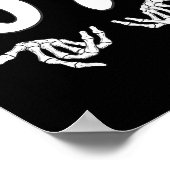 Poster Funny Six Seven 6 7 Meme 67 Skeleton Hand Hallowee (Coin)