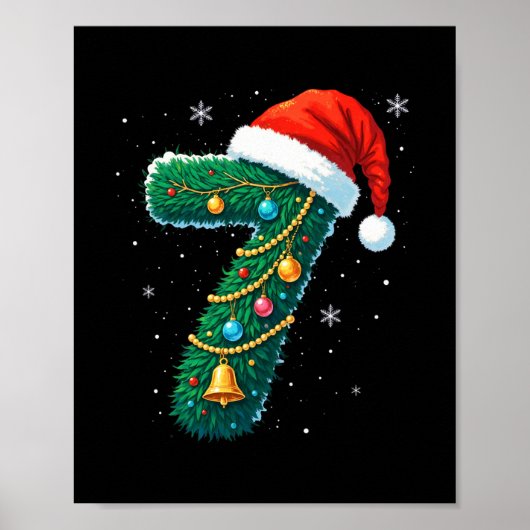 Poster Funny Six Seven 6 7 Meme Design Couples Christmas (Devant)
