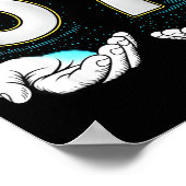 Poster Funny Six Seven 6 7 Meme Gen Alpha Slang 6 7 Hands (Coin)