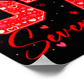 Poster Funny Six Seven 6 7 Meme Hearts Cud Valentine's Da (Coin)