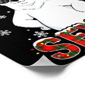 Poster Funny Six Seven Lar Bear Christmas 67 Santa Hat Wi (Coin)