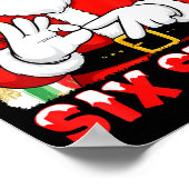 Poster Funny Six Seven Meme Christmas Santa Saying 6 7 Bo (Coin)