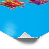 Poster Funny Skeleton Band Christmas & New Year – 3D Cart (Coin)