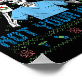 Poster Funny Skeleton Deck The Halls And Not Your Nurse U (Coin)