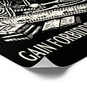 Poster Funny Skeleton Read Banned Books Gain Forbidden Kn (Coin)