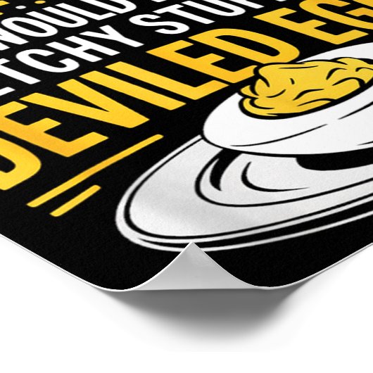 Poster Funny Sketchy Stuff For Deviled Eggs Saying Food H (Coin)