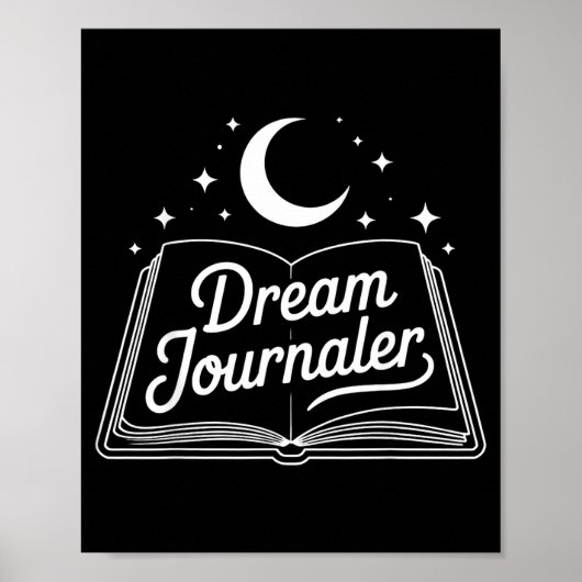 Poster Funny Sleep Hygiene Dream Journaling Status Symbol (Devant)