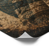 Poster Funny Sloth Hold On Let Me Overthink This | Rustic (Coin)