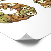 Poster Funny Sloth Tribal 6 7 Meme Six Seven Love  (Coin)