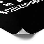 Poster Funny Smart Schizophrenic Schizophrenia Awareness  (Coin)