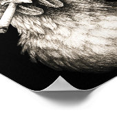 Poster Funny Smoking Chicken Cigarette Gen Z Meme Farm An (Coin)