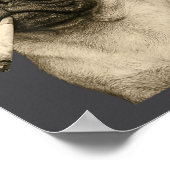 Poster Funny Smoking Pug Dog Cigarette Gen Z Meme Graphic (Coin)