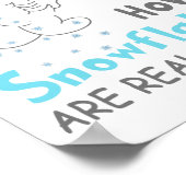 Poster Funny Snow How Snowflakes Are Really Made (Coin)