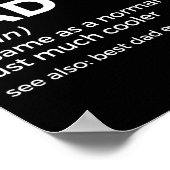 Poster Funny Soccer Dad Definition For Mens Soccer Playe  (Coin)