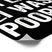 Poster Funny Sorry I'm Late I Was Ong  (Coin)