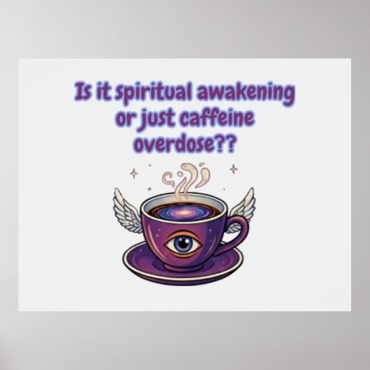 Poster Funny spiritual awakening (Devant)