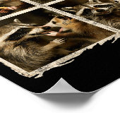 Poster Funny Ssum And Raccoon Photobooth Selfie Trash Fer (Coin)