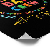 Poster Funny Staar Day Crew Test enseignants Étudiants (Coin)