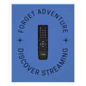 Poster Funny Streaming | Décor de ventilateur TV o (Devant)