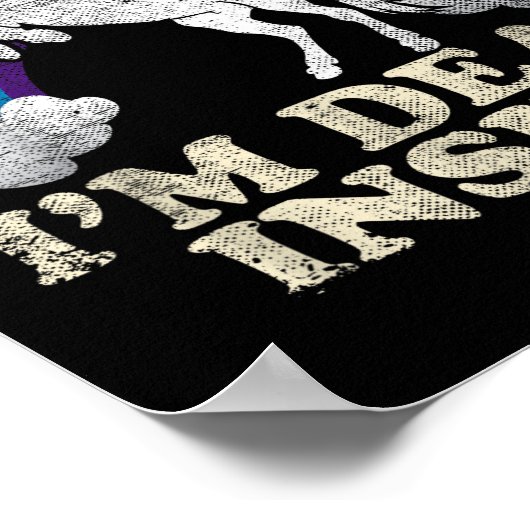 Poster Funny Stuff - Unicorn I'm Dead Inside Sarcastic De (Coin)