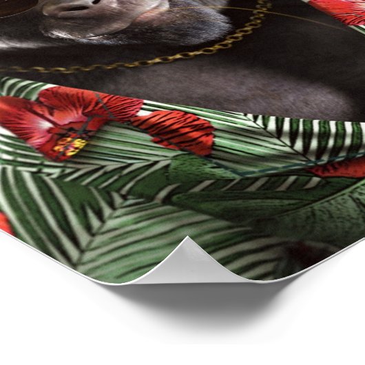 Poster Funny Stylish Gorilla (Coin)