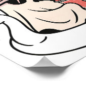 Poster Funny Summerween rose Fantôme Flottant Au Flamant  (Coin)