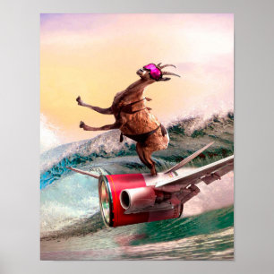 Poster Funny Surfing