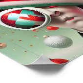 Poster Funny Surreal Santa Hat Caractère (Coin)