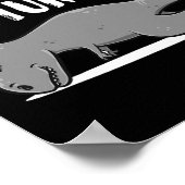 Poster Funny T-rex Dinosaur Yoga Apparel Perfect Present  (Coin)