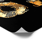 Poster Funny Tabby Cats 6 7 Meme Six Seven Love Alley Cat (Coin)