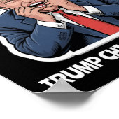 Poster Funny Taco Scared Trump Always Chickens Out  (Coin)