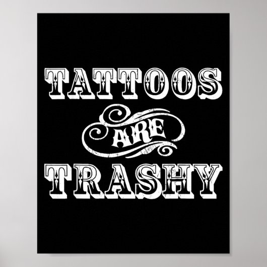 Poster Funny Tattoo Quote Design For Gift  (Devant)