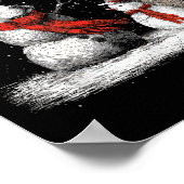 Poster Funny Tbull Dog In The Snow Tree Christmas Winter  (Coin)