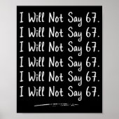 Poster Funny Teacher Gen Alpha Clroom Humor I Will Not Sa (Devant)