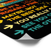 Poster Funny Teacher Student Science Can I Lick It Period (Coin)