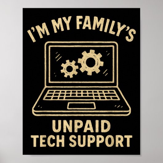 Poster Funny Tech Lover Graphic Tee Computer Geek Nerd En (Devant)