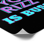 Poster Funny Teen Slang No Cap Your Rizz Is Bussin Meme A (Coin)