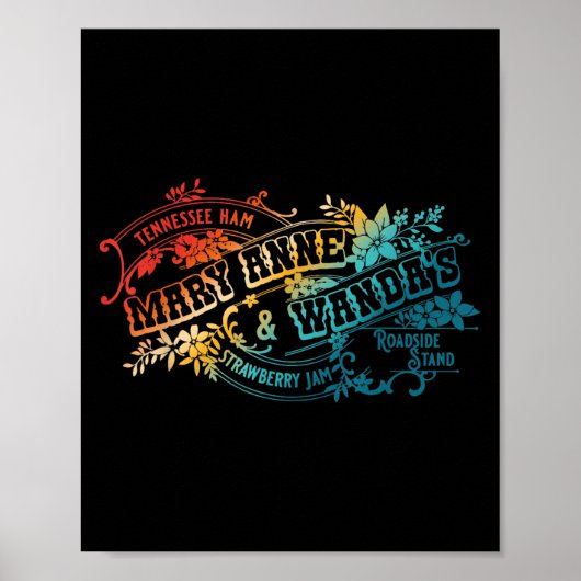 Poster Funny Tennessee-ham Mary Anne & Wandas Strawbe (Devant)