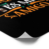 Poster Funny Tequila Es Mi Amigo Tequila Est Mon Ami Mex (Coin)