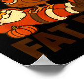 Poster Funny Thanksgiving Christmas Turkey Vs Santa For M (Coin)