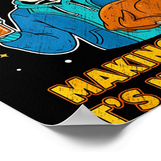 Poster Funny Thanksgiving Dad Tax Skeleton Turkey Day Foo (Coin)