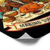 Poster Funny Thanksgiving Dad Tax Skeleton Turkey Day Foo (Coin)