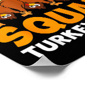 Poster Funny Thanksgiving Friendsgiving Squad Turkey Butt (Coin)